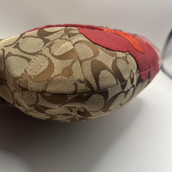 Sale! Limited Edition 6123 Coach Poppy Floral Signature Jacquard Shoulder Bag - Picture 7 of 14